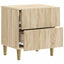Natskab 2 stk. Sonoma-eg 43 x 34,5 x 48 cm Konstrueret træ