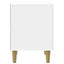 Natskab 2 pcs Hvid højglans 43 x 34,5 x 48 cm Konstrueret træ