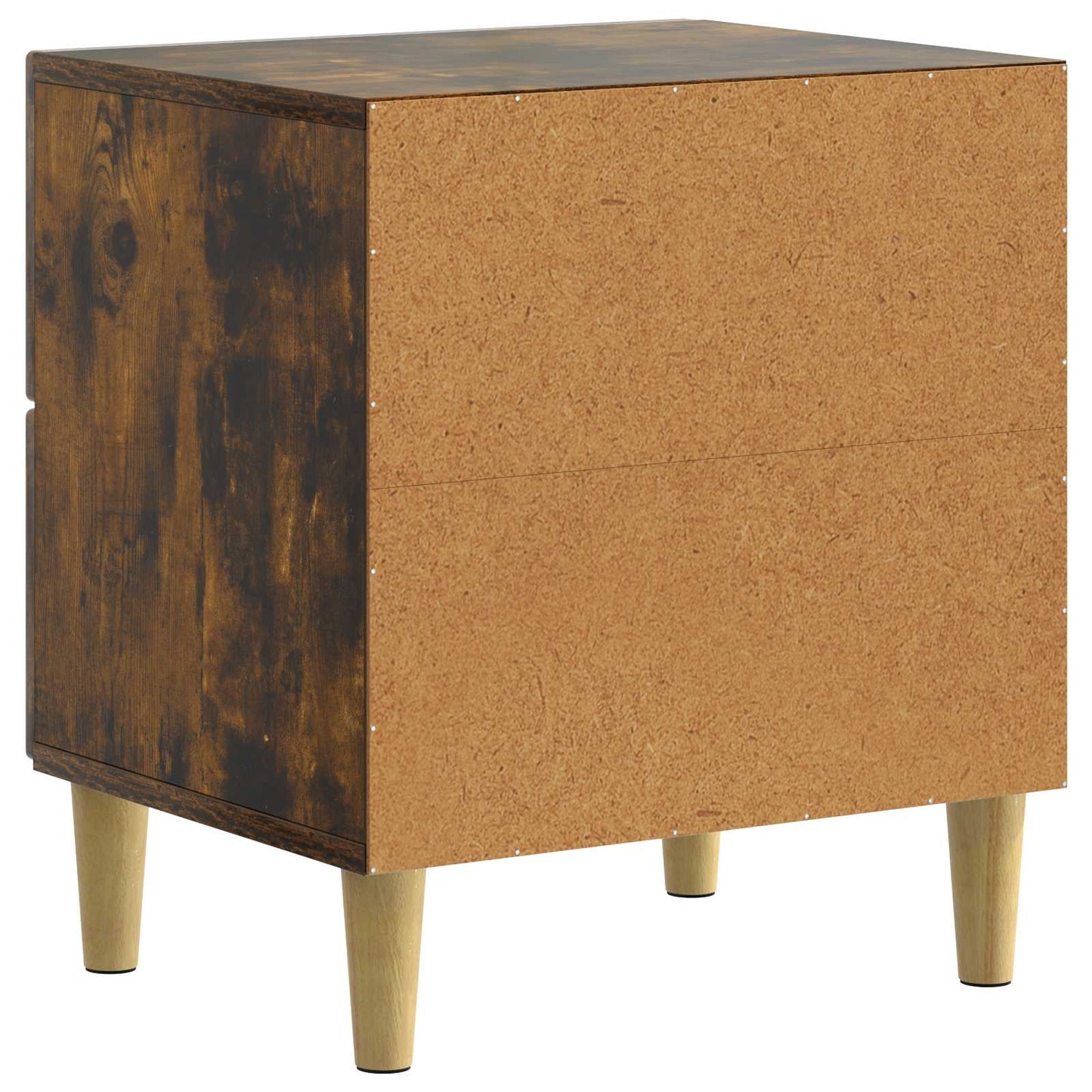 Natskab 2 pcs Røget eg 43 x 34,5 x 48 cm Konstrueret træ