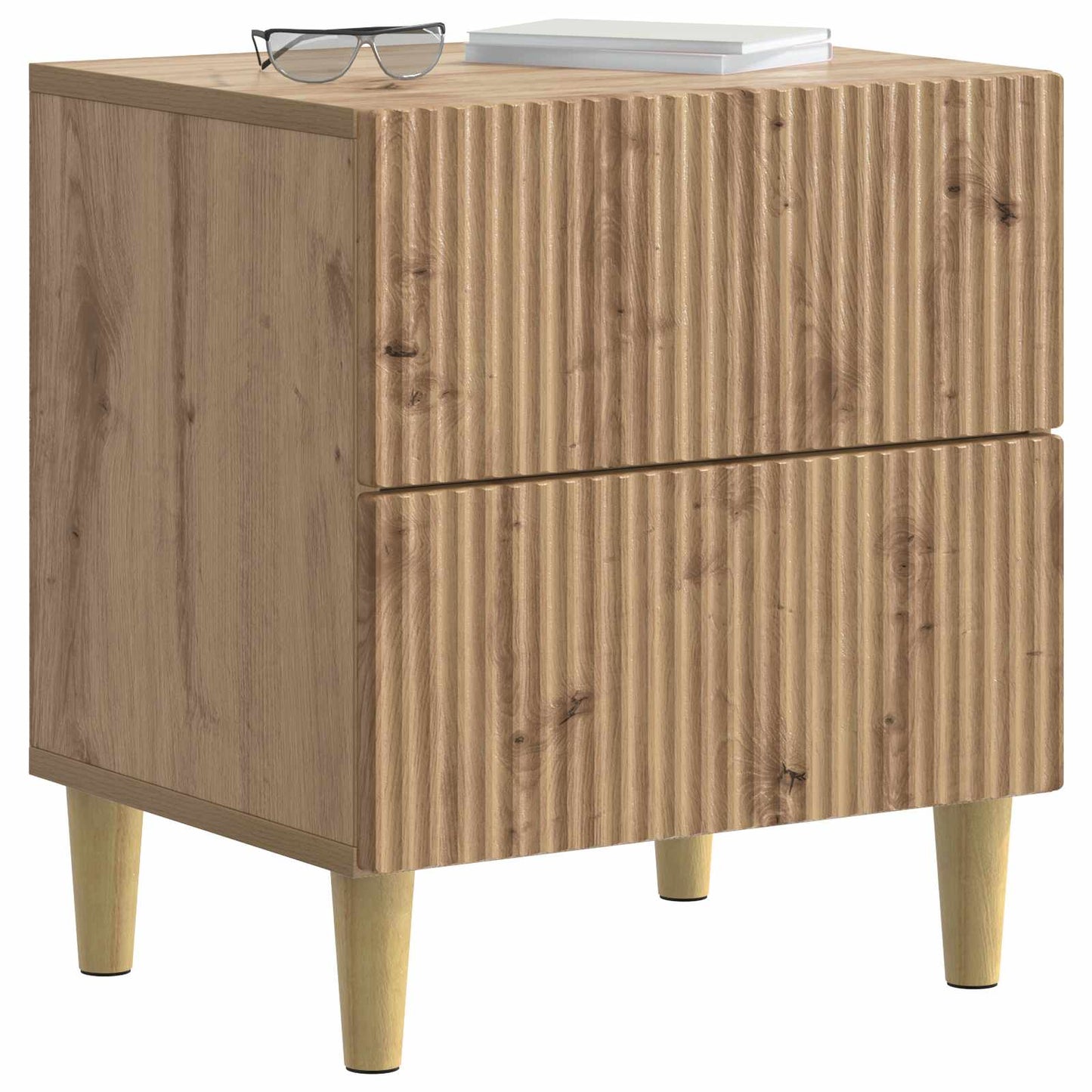 Natskab 2 pcs Artisan-eg 43 x 34,5 x 48 cm Konstrueret træ