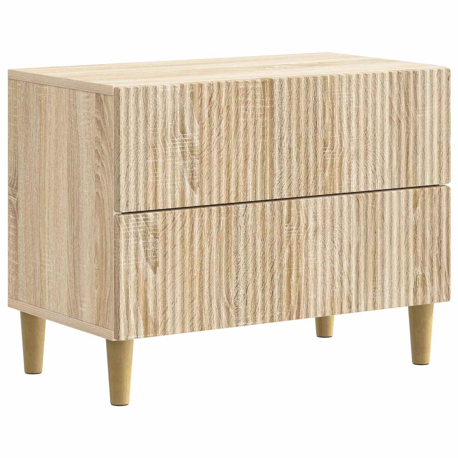 Natskab med skuffe Sonoma-eg 62 x 34,5 x 48 cm Konstrueret træ billede