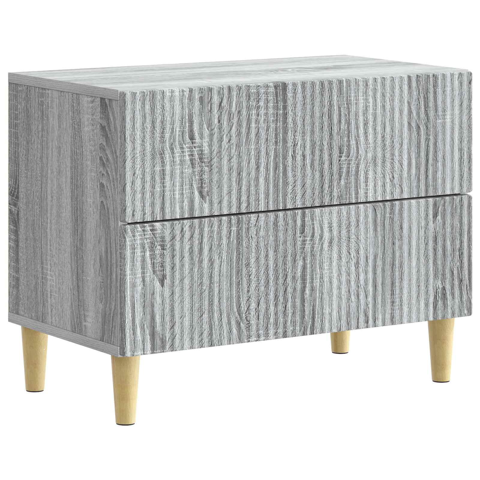 Natskab Grå sonoma-eg 62 x 34,5 x 48 cm Konstrueret træ billede