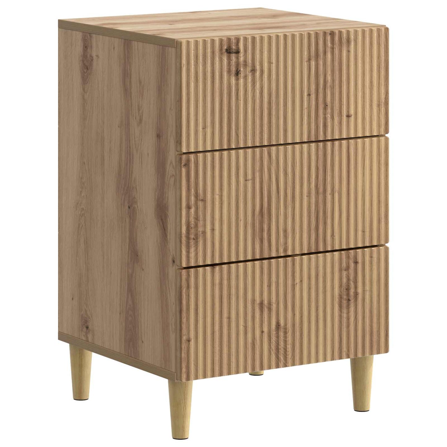 Natskab med skuffe Artisan-eg 43 x 41 x 66,5 cm Konstrueret træ