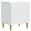 Natskab 2 pcs Hvid 43 x 34,5 x 50 cm Konstrueret træ