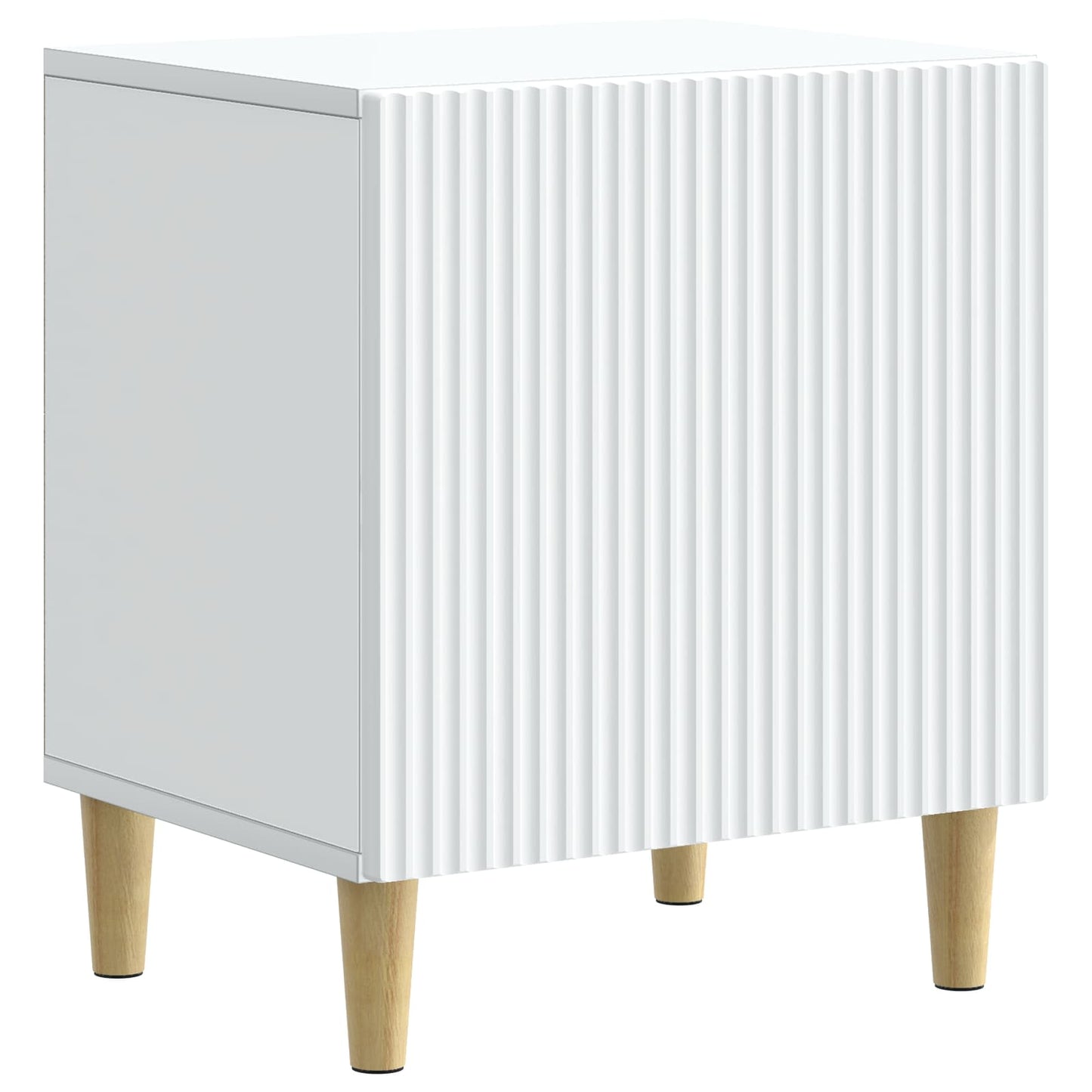 Natskab 2 pcs Hvid 43 x 34,5 x 50 cm Konstrueret træ