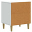 Natskab 2 pcs Hvid 43 x 34,5 x 50 cm Konstrueret træ