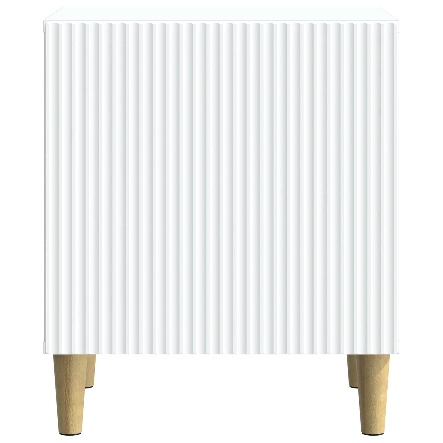 Natskab 2 pcs Hvid 43 x 34,5 x 50 cm Konstrueret træ
