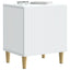 Natskab 2 pcs Hvid 43 x 34,5 x 50 cm Konstrueret træ