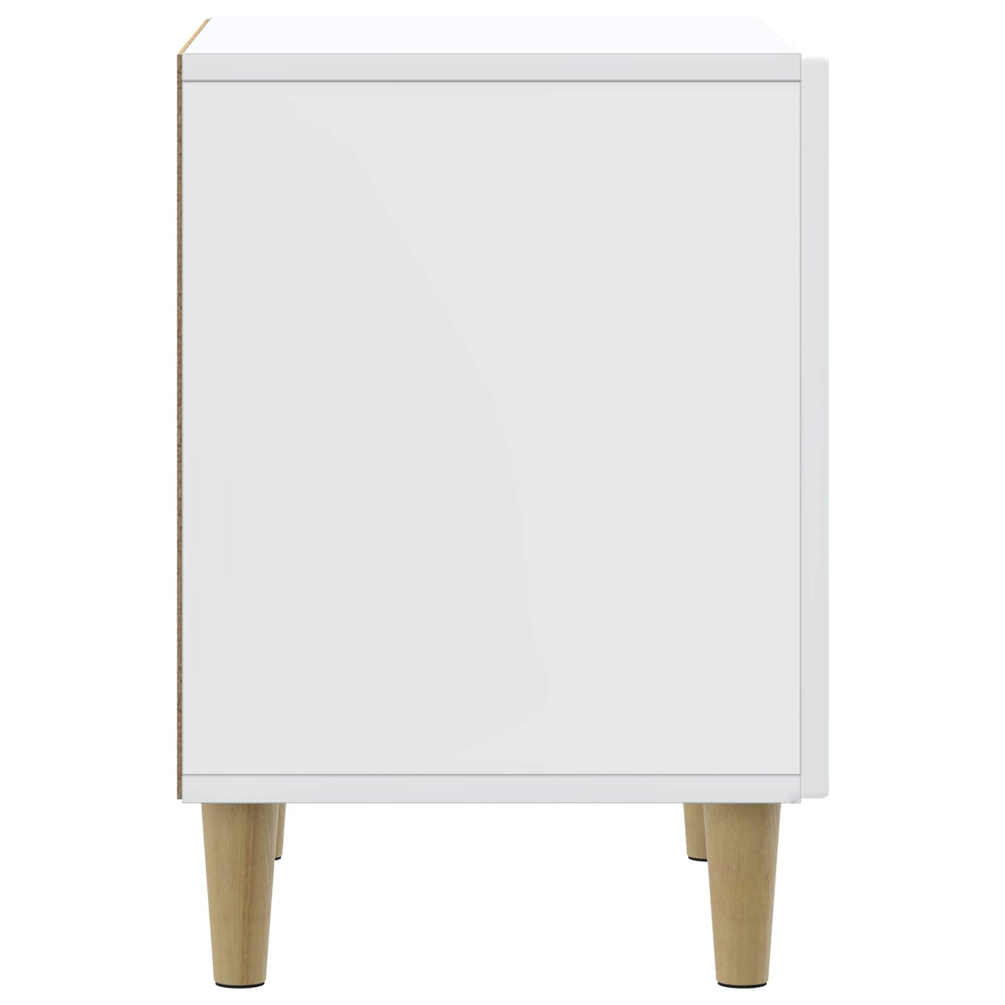 Natskab 2 pcs Hvid 43 x 34,5 x 50 cm Konstrueret træ