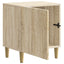 Natskab 2 pcs Sonoma-eg 43 x 34,5 x 50 cm Konstrueret træ