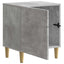 Natskab 2 pcs Betongrå 43 x 34,5 x 50 cm Konstrueret træ