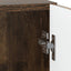 Natskab 2 pcs Røget eg 43 x 34,5 x 50 cm Konstrueret træ