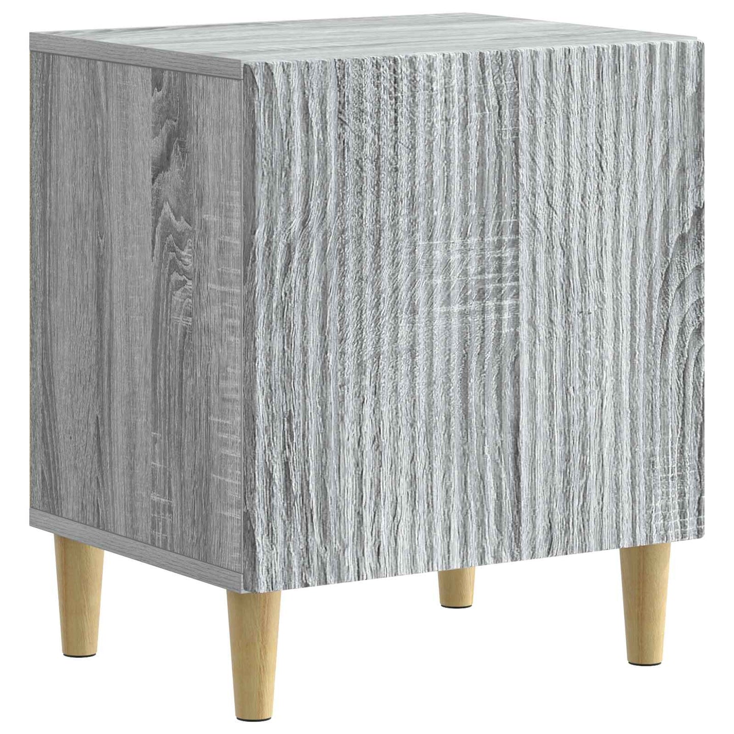 Natskab 2 pcs Grå sonoma-eg 43 x 34,5 x 50 cm Konstrueret træ