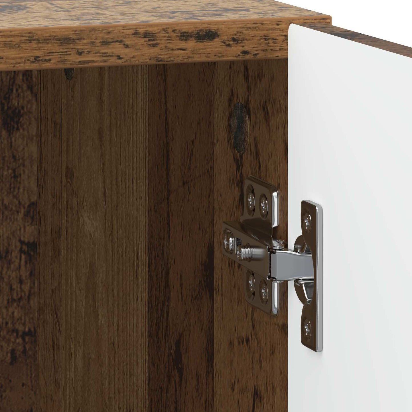 Natskab 2 pcs Gammelt træ 43 x 34,5 x 50 cm Konstrueret træ