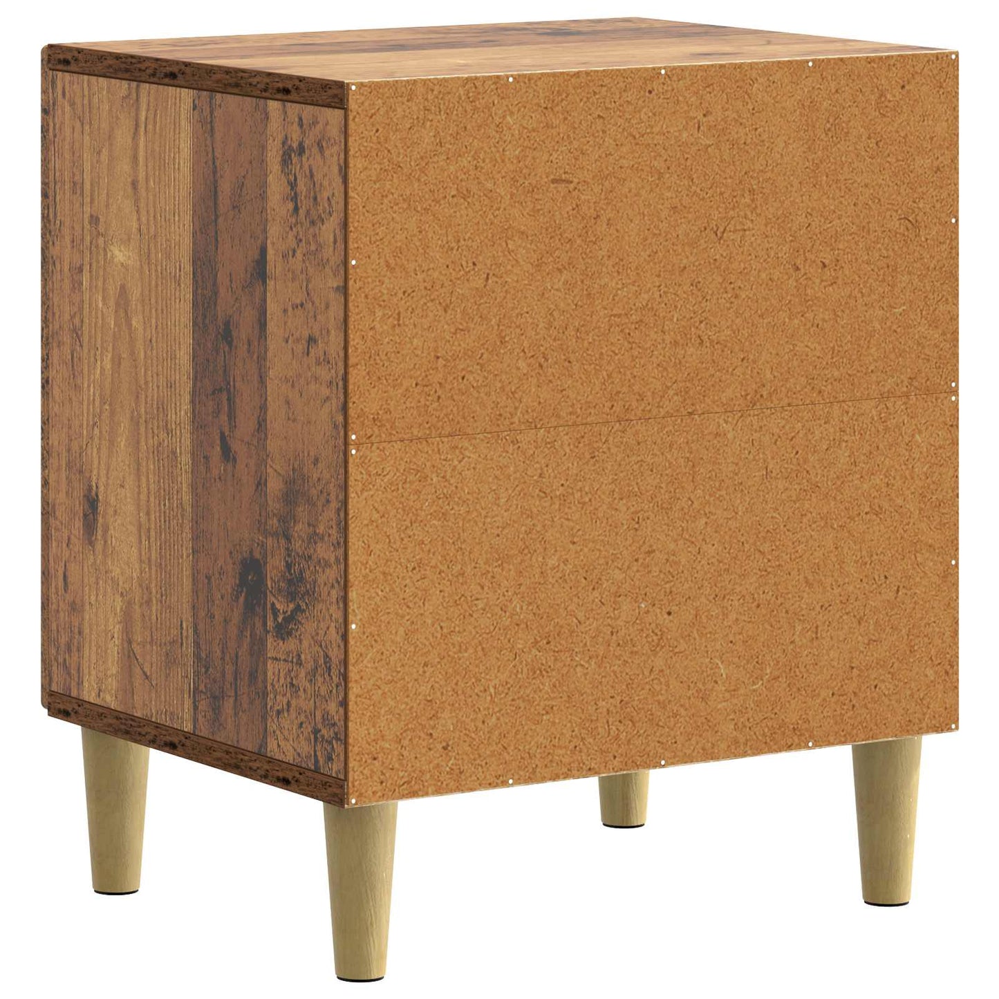 Natskab 2 pcs Gammelt træ 43 x 34,5 x 50 cm Konstrueret træ