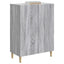 Sideboard Grå sonoma-eg 66 x 34,5 x 90 cm Konstrueret træ