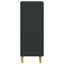 Sideboard Sort 33 x 34,5 x 90 cm Konstrueret træ