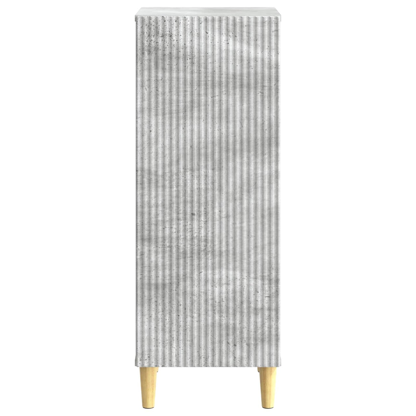 Sideboard Betongrå 33 x 34,5 x 90 cm Konstrueret træ