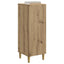 Sideboard Artisan-eg 33 x 34,5 x 90 cm Konstrueret træ