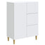 Sideboard Hvid 66 x 34,5 x 90 cm Konstrueret træ