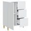 Sideboard Hvid 66 x 34,5 x 90 cm Konstrueret træ