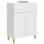 Sideboard Hvid 66 x 34,5 x 90 cm Konstrueret træ