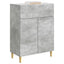 Sideboard med skuffe Betongrå 66 x 34,5 x 90 cm Konstrueret træ