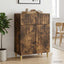 Sideboard med skuffe Røget eg 66 x 34,5 x 90 cm Konstrueret træ
