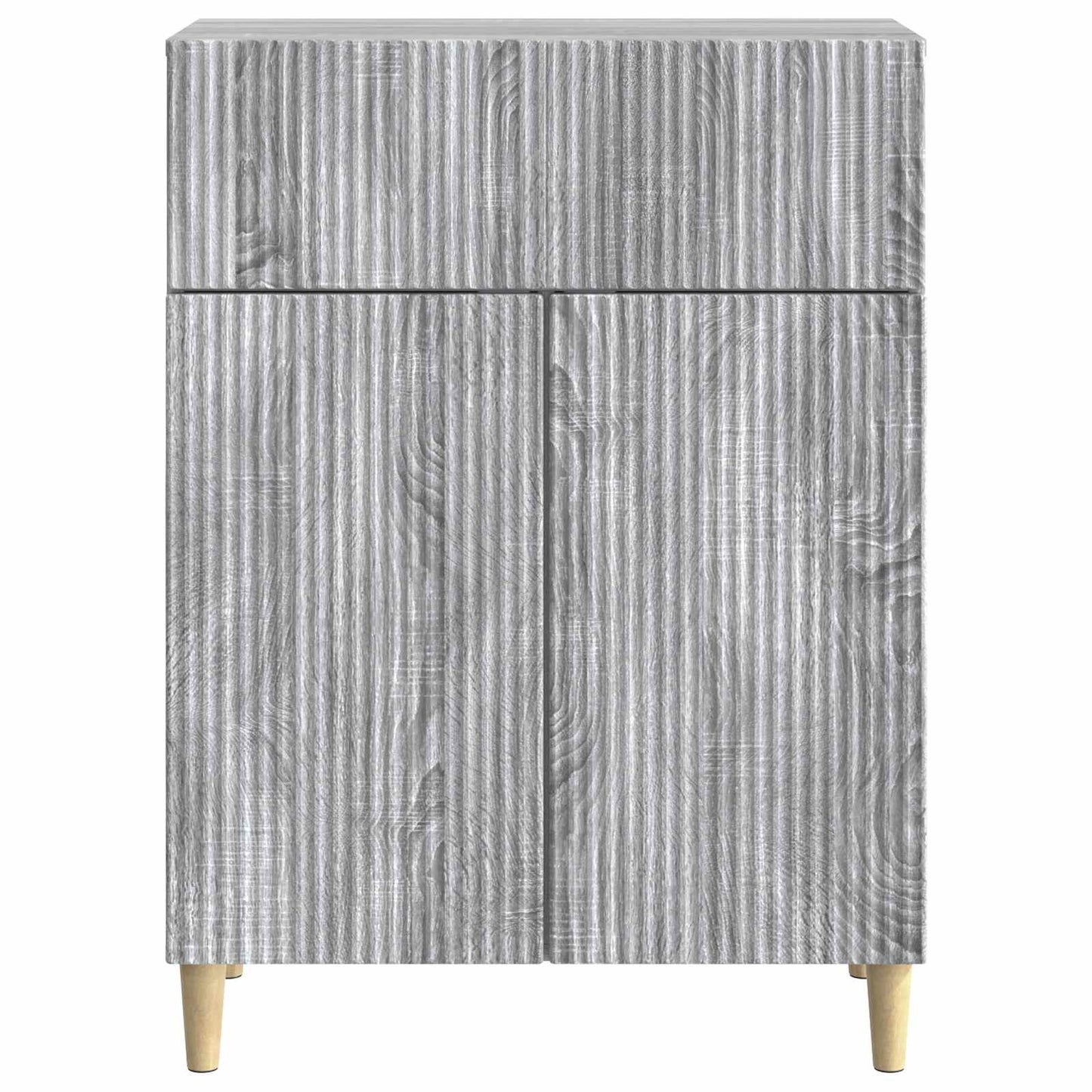 Sideboard Grå sonoma-eg 66 x 34,5 x 90 cm Konstrueret træ