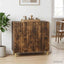 Sideboard Røget eg 89 x 34,5 x 80 cm Konstrueret træ