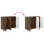 Sideboard Røget eg 89 x 34,5 x 80 cm Konstrueret træ