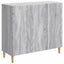 Sideboard Grå sonoma-eg 89 x 34,5 x 80 cm Konstrueret træ