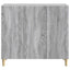 Sideboard Grå sonoma-eg 89 x 34,5 x 80 cm Konstrueret træ