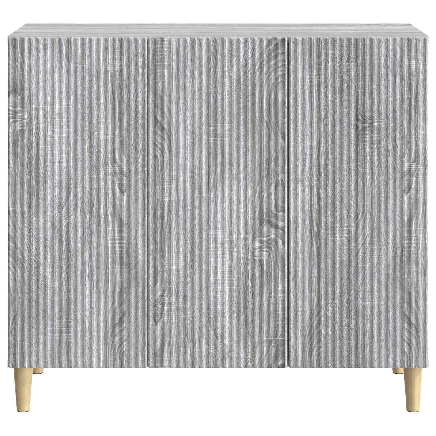 Sideboard Grå sonoma-eg 89 x 34,5 x 80 cm Konstrueret træ