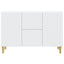 Sideboard Hvid 89 x 34,5 x 60 cm Konstrueret træ