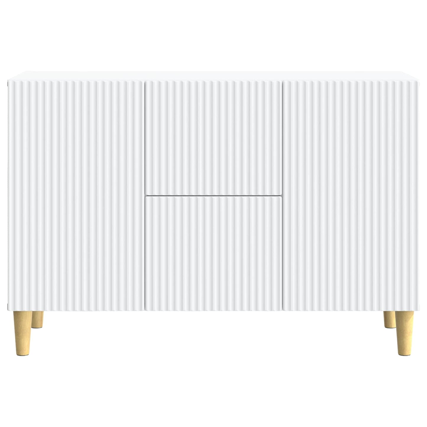 Sideboard Hvid 89 x 34,5 x 60 cm Konstrueret træ