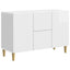 Sideboard Hvid højglans 89 x 34,5 x 60 cm Konstrueret træ