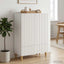 Sideboard Hvid 66 x 34,5 x 95 cm Konstrueret træ