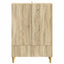 Sideboard Sonoma-eg 66 x 34,5 x 95 cm Konstrueret træ