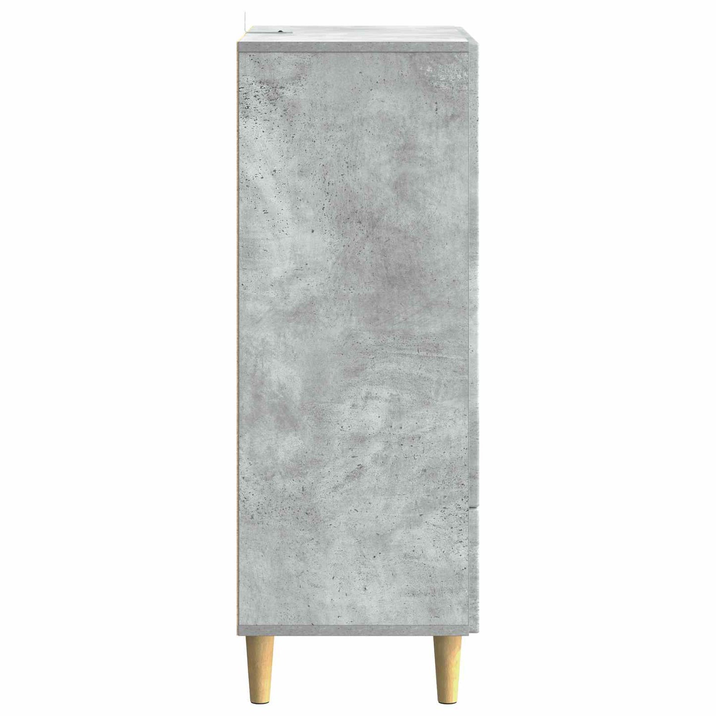 Sideboard med skuffe Betongrå 66 x 34,5 x 95 cm Konstrueret træ