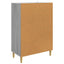 Sideboard Grå sonoma-eg 66 x 34,5 x 95 cm Konstrueret træ