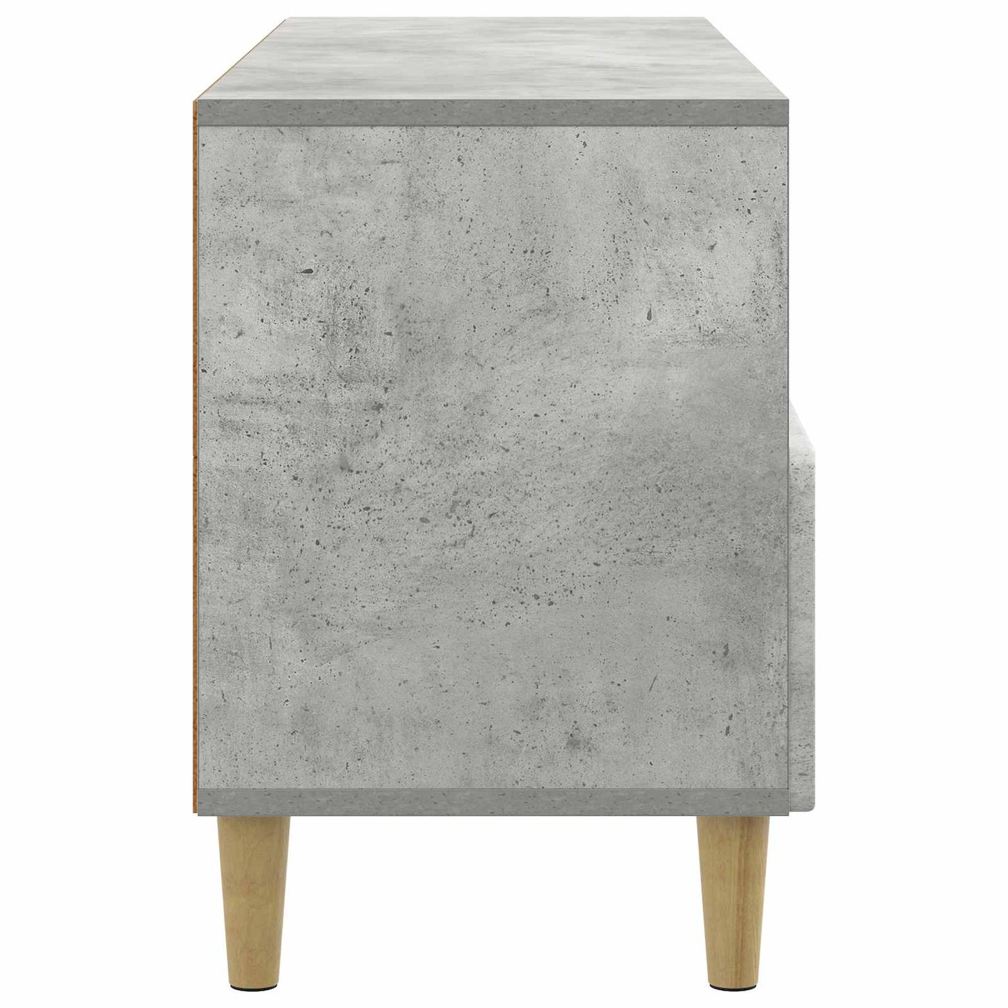 TV-skab med skuffe Betongrå 102 x 34,5 x 50 cm Konstrueret træ