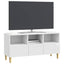 TV-skab Hvid højglans 102 x 34,5 x 50 cm Konstrueret træ