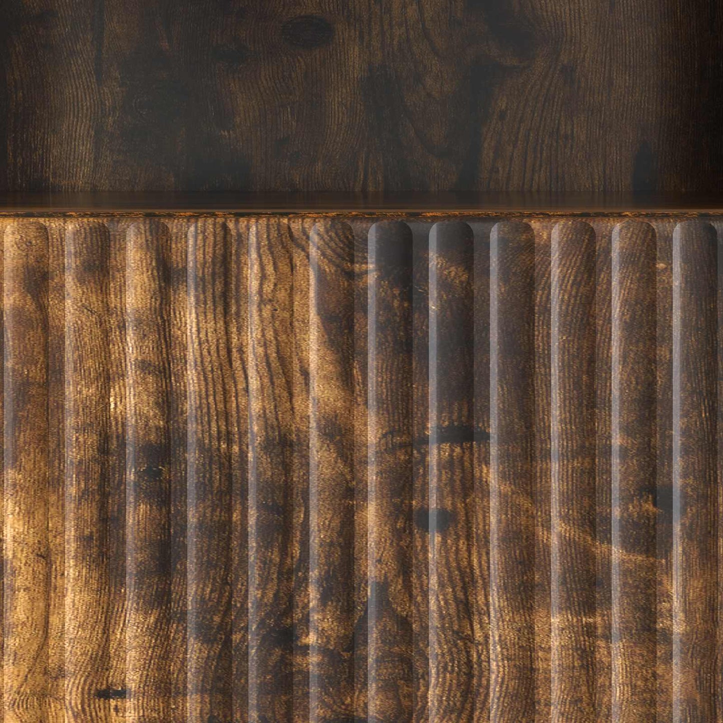 TV-skab med skuffe Røget eg 102 x 34,5 x 50 cm Konstrueret træ