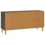 TV-skab med skuffe Røget eg 102 x 34,5 x 50 cm Konstrueret træ