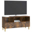 TV-skab med skuffe Røget eg 102 x 34,5 x 50 cm Konstrueret træ