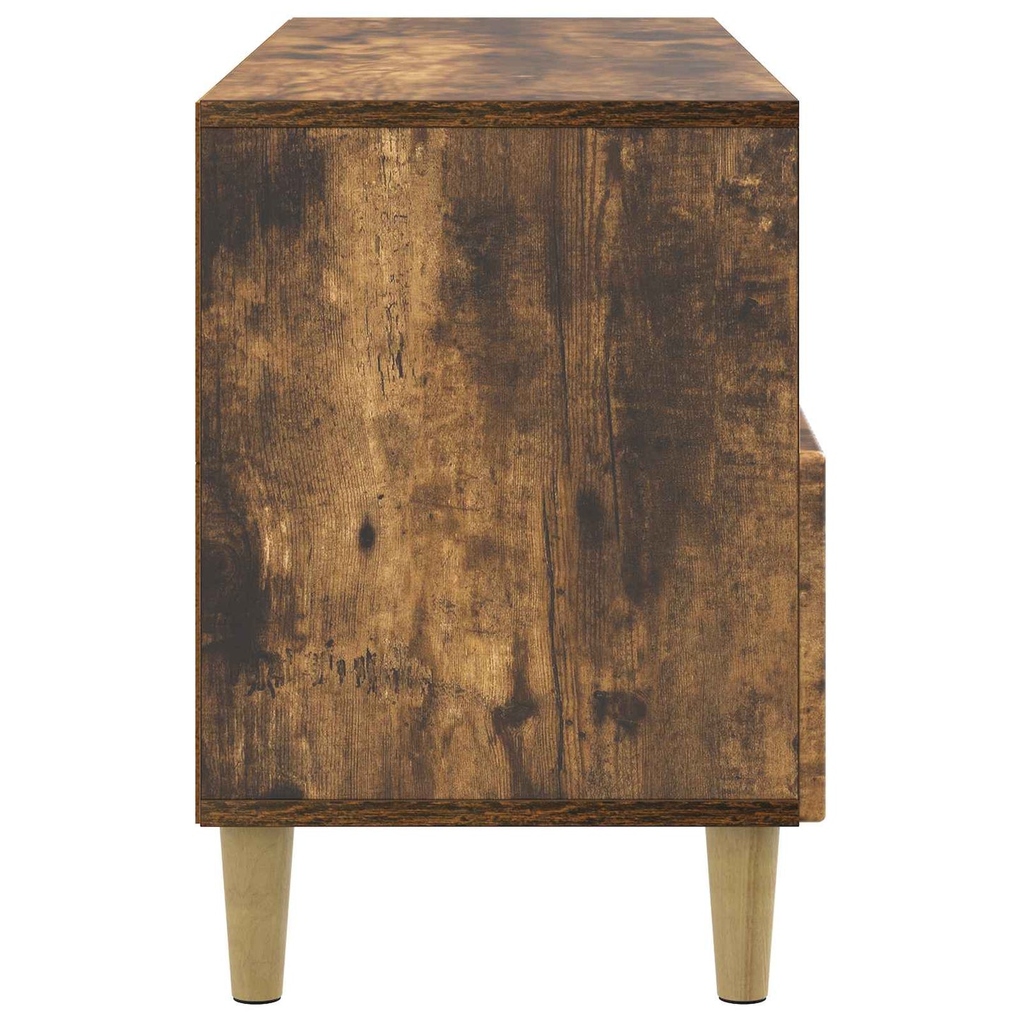 TV-skab med skuffe Røget eg 102 x 34,5 x 50 cm Konstrueret træ