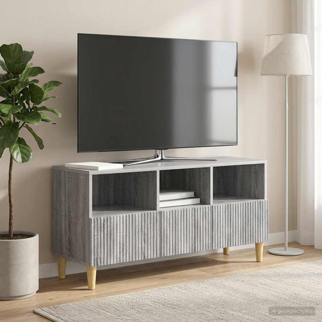 TV-skab Grå sonoma-eg 102 x 34,5 x 50 cm Konstrueret træ