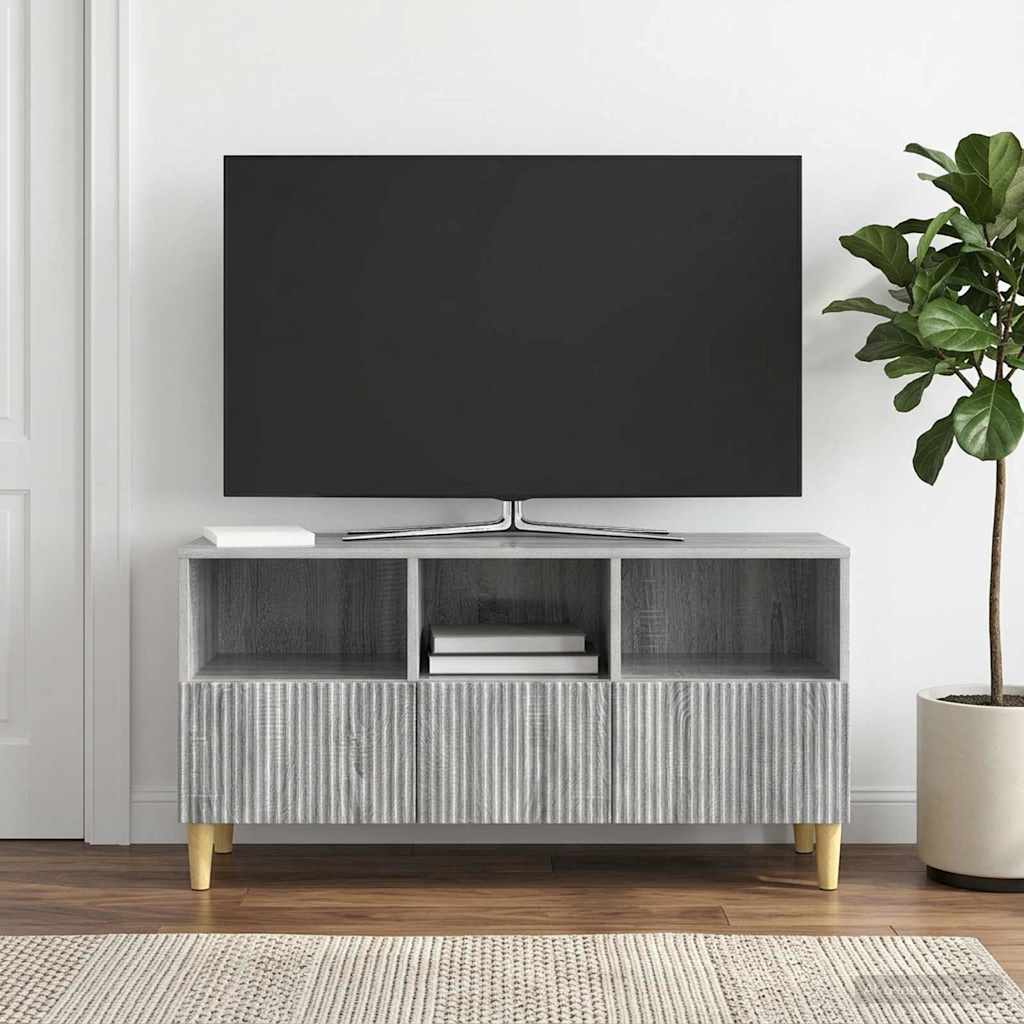 TV-skab Grå sonoma-eg 102 x 34,5 x 50 cm Konstrueret træ