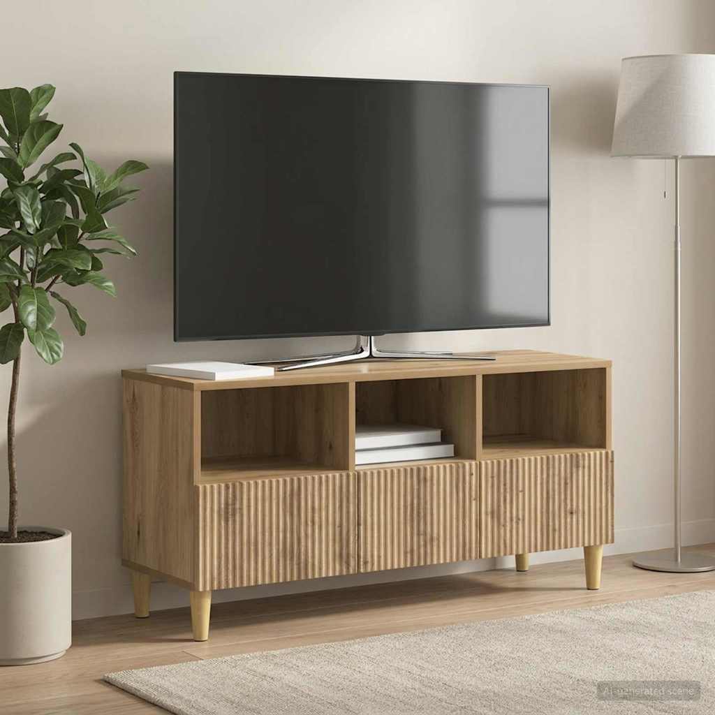 TV-skab Artisan-eg 102 x 34,5 x 50 cm Konstrueret træ